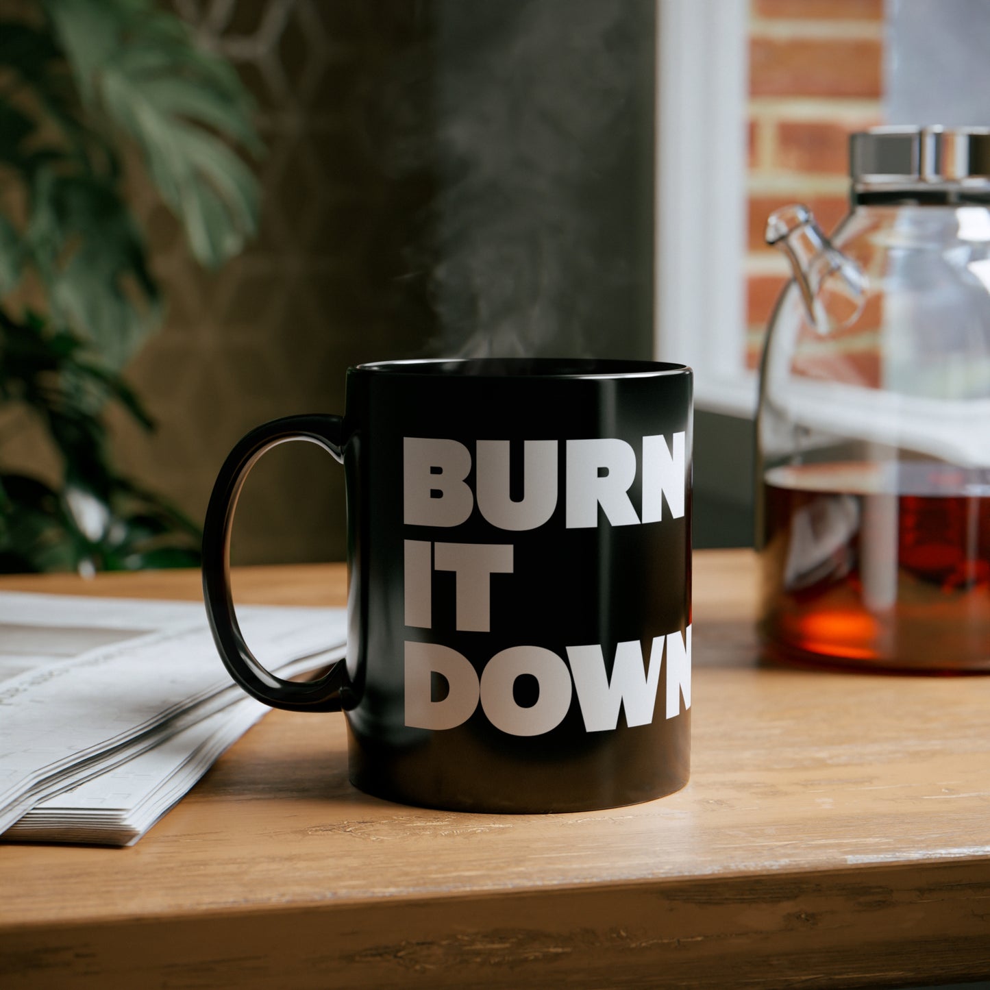 Mad Marauder - Burn it Down Mug 11oz Black Mug