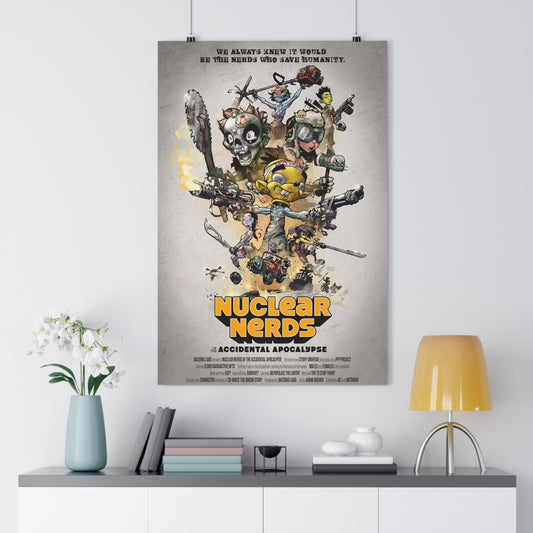 Nuclear Nerds of the Accidental Apocalypse - Matte Poster (Giclée Art Print)